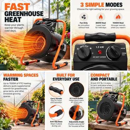 Greenhouse heater
