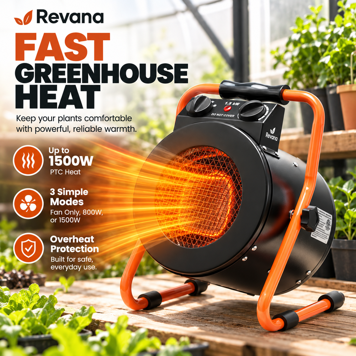 Greenhouse heater